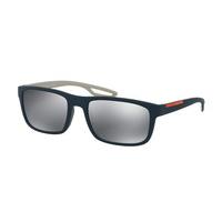 prada linea rossa sunglasses ps03rs lj silver ur55l0