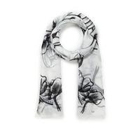 Printed silk scarf