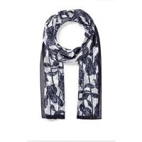 Printed silk scarf