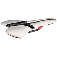 Pro Falcon Saddle Carbon Rails | White/Black - 142mm