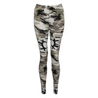 Printed Camouflage Leggings