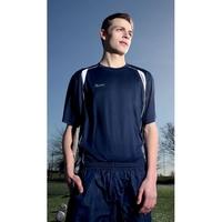 Precision Ultimate Moisture Management Tee Navy/White 34-36inch