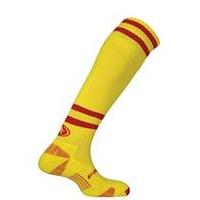 prostar galaxy tec football socks yellow red