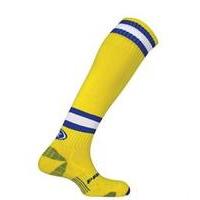 prostar galaxy tec football socks yellow blue