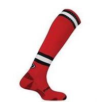 prostar galaxy tec football socks red black