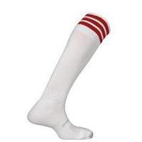 Prostar MERCURY 3 STRIPE Football Socks (white-red)