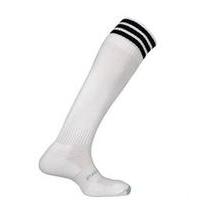 prostar mercury 3 stripe football socks white black