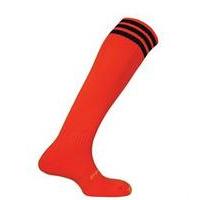 prostar mercury 3 stripe football socks tangerine