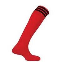 Prostar MERCURY 3 STRIPE Football Socks (red-black)