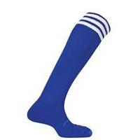 prostar mercury 3 stripe football socks blue white