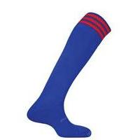 prostar mercury 3 stripe football socks blue red