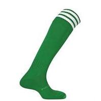 prostar mercury 3 stripe football socks green white