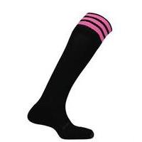 prostar mercury 3 stripe football socks black pink