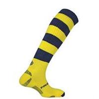 prostar pegasus hoops socks yellow navy