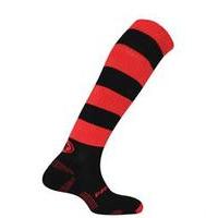 prostar pegasus hoops socks black red