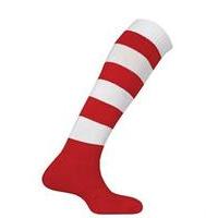 prostar mercury hoop football socks red white