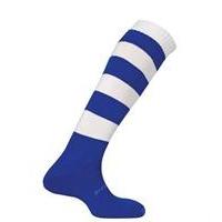 prostar mercury hoop football socks blue white