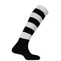 prostar mercury hoop football socks black white