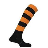 Prostar Mercury Hoop Football Socks (black-amber)