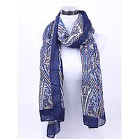 Printing sky Silk Scarf Infinity Light Weight Long Silk Scarves