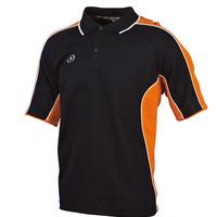 Prostar Atlas Polo Shirt (black-orange)