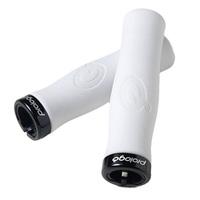 Prologo Feather Lock-On SYS Grips - White / Black