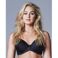 Pretty Secrets Black Wired T Shirt Bra