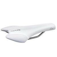 Pro Vulture Cromo Rail Saddle - White / 132mm