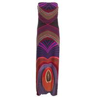 Printed Bandeau Maxi Dress