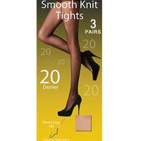 pretty legs smooth knit tights 3 pair pack