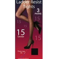 pretty legs ladder resist tights 3 pair pack