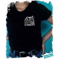 Pride Crest - Apollyon Apparel Womens Fitted T Shirt