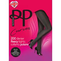 Pretty Polly Curves 200 Denier Fleecy Tights