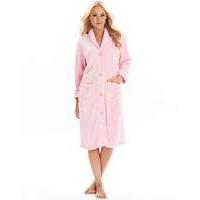 Pretty Secrets Button Fleece Gown 42\