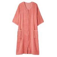 pretty secrets towelling zip gown