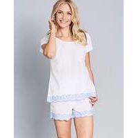 Pretty Secrets Broderie Anglaise Shortie