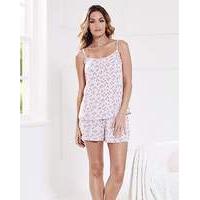 Pretty Secrets Woven Shortie Pyjama Set