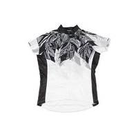 primal apparel womens fringe couture short sleeve jersey blackwhite xl