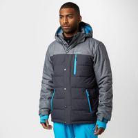 protest mens finest snow jacket grey grey