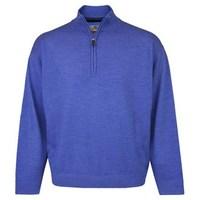 proquip mens merino wool unlined half zip sweater