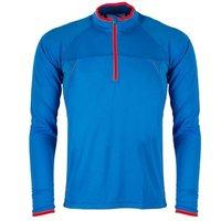 Pro Touch Roy II UX Long Sleeved 1/4 Zip - Mens - Blue/Red