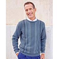 Premier Man Crew Neck Jacquard Jumper