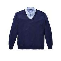 premier man mock shirt jumper