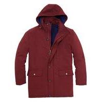 premier man long fleece lined car coat