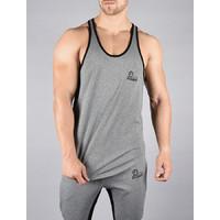 pro fit gym stringer vest dark grey small