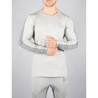 pro fit grey long sleeved gym top grey large