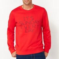 Printed Crew Neck Sweatshirt