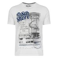 print t shirt in ivory south shore