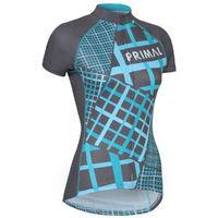 Primal Women\'s Lattice Sport Cut Jersey Short Sleeve Cycling Jerseys