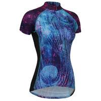 primal womens purple rain sport cut jersey short sleeve cycling jersey ...